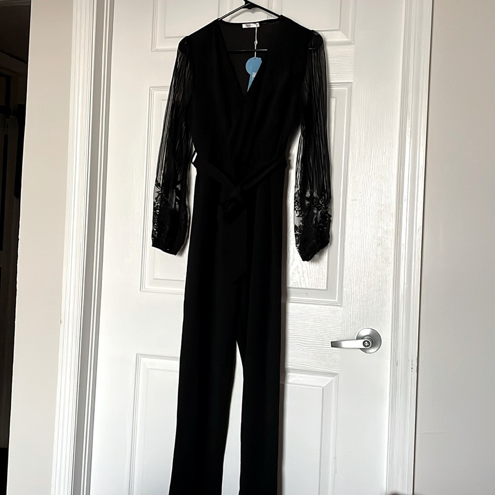 Black formal jumpsuit